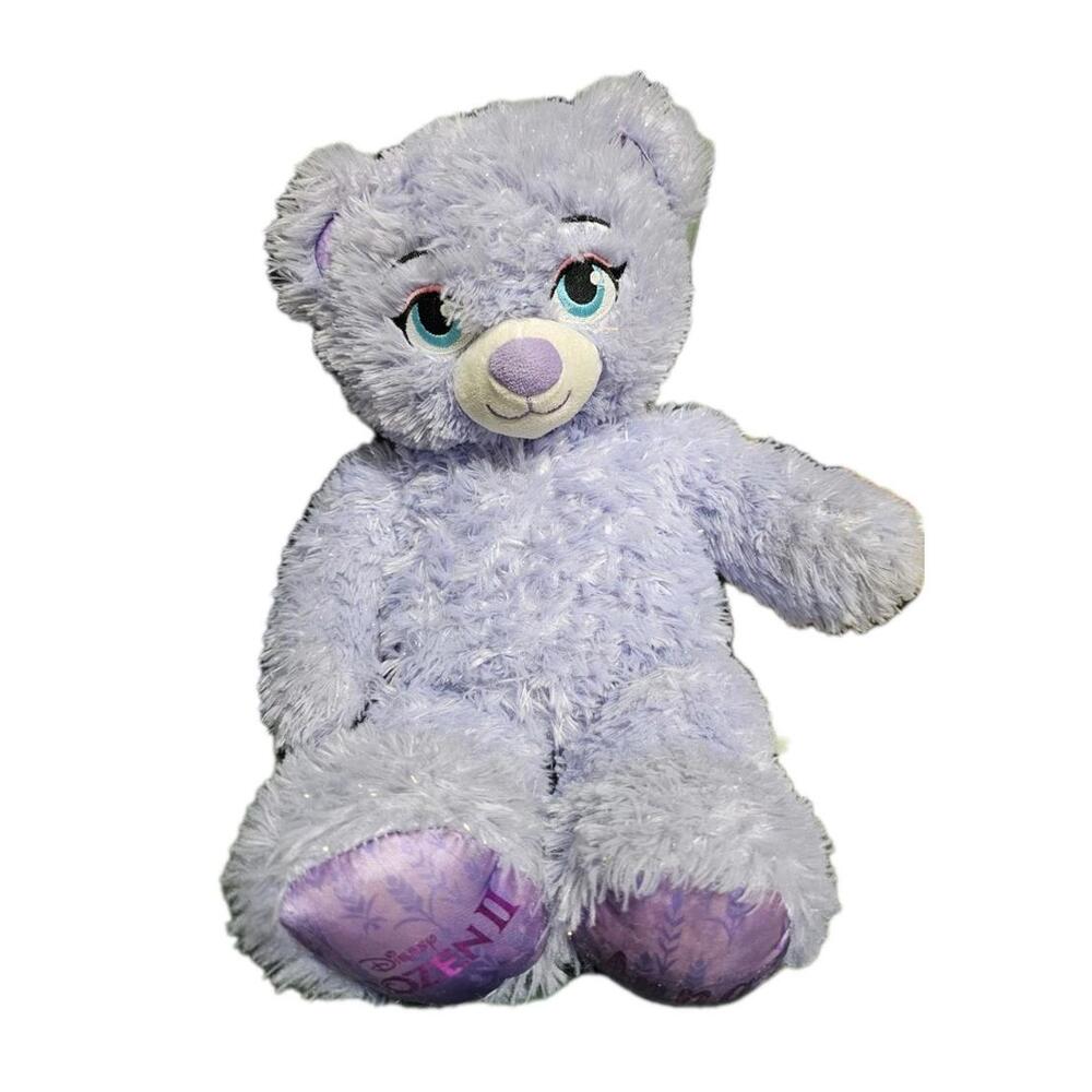 Build A Bear Disney Frozen‎ II Anna Stuffed Purple Sparkle Bear #027929